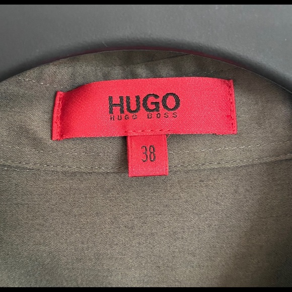 Hugo Boss flare khaki dress - Picture 4 of 5